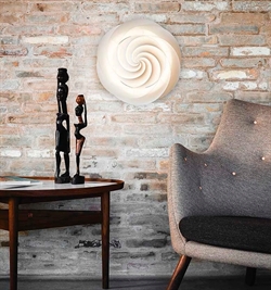 SWIRL loftlampe / væglampe Medium, hvid