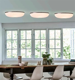 Lamella Ø50 loftlampe / væglampe, alu