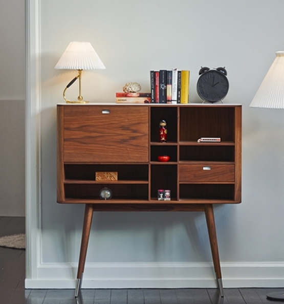 306 bordlampe / væglampe, messing/standardskærm