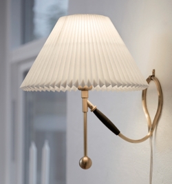 306 bordlampe / væglampe, messing/papir