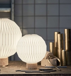 375 bordlampe small, lys eg/standardskærm