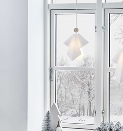 Angel Gabriel X-small, hvid/lys eg