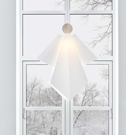 Angel Gabriel XL, hvid/lys eg