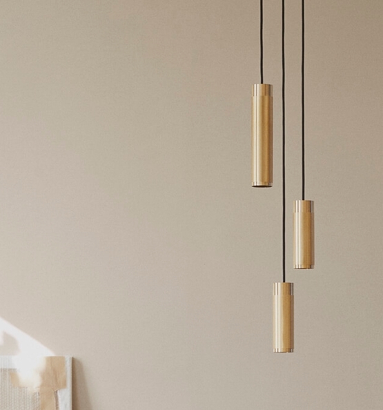 Thorup Copenhagen Patrone Cluster pendel small, messing