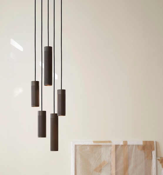 Thorup Copenhagen Patrone Cluster pendel large, bruneret messing