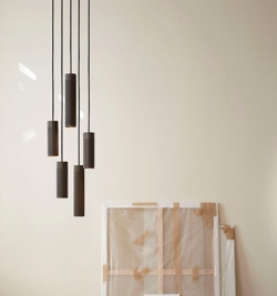 Thorup Copenhagen Patrone Cluster pendel large, sort-bruneret messing