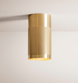 Thorup Copenhagen Patrone påbygnings loftspot/downlight, solid messing, 120 mm