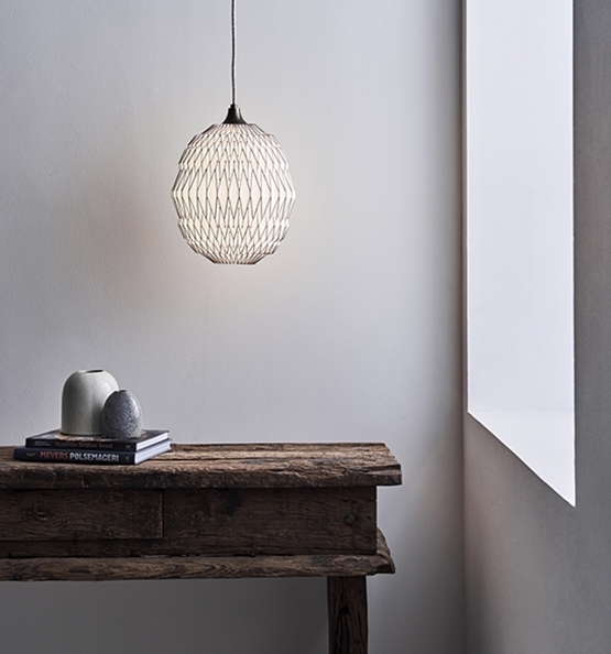 CALEO 1 pendel small, papir/bronze