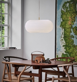 Donut pendel large, messing