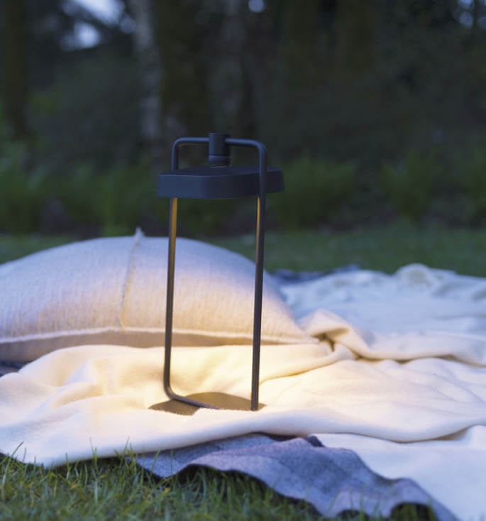 Flai lantern bordlampe, sort