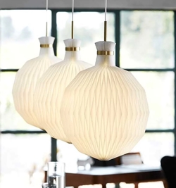 101 Frugtlygten pendel X-large, standardskærm m/messing detaljer