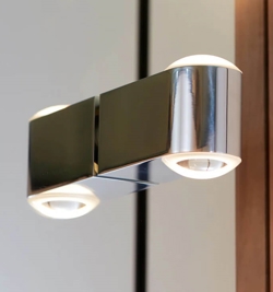 Globe væglampe 6 med poleret finish