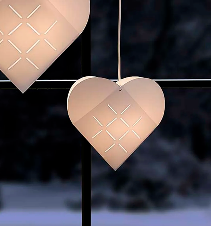 Heartlight x-small, hvid