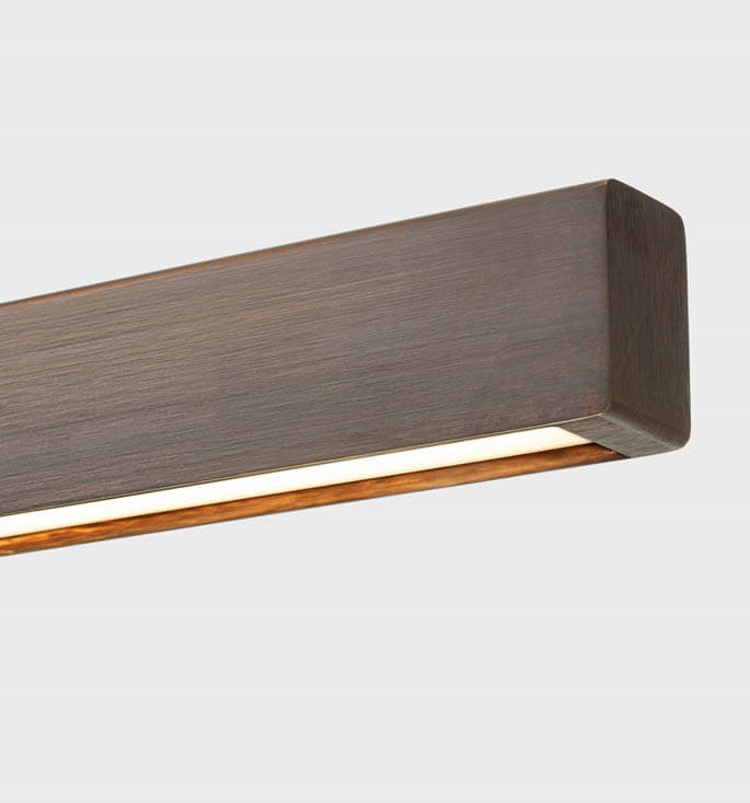 Model Væglampe 250 Bruneret Messing