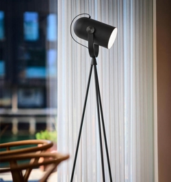 Carronade II high gulvlampe, sort eg/sort