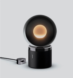  Occhio Luna Pura batterilampe, dark chrome