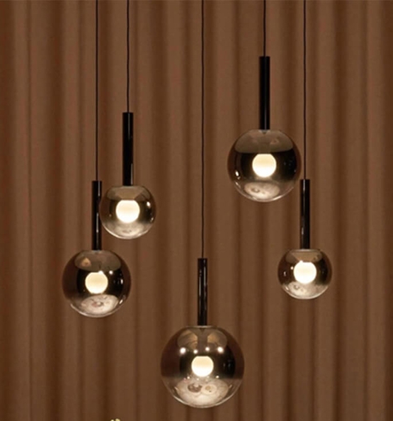 Occhio Luna Sospeso Cloud 5, dark chrome