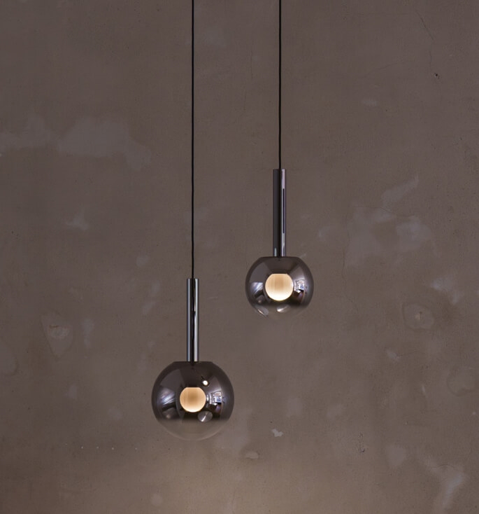 Luna Sospeso 125 og 160 Fix up pendler, dark chrome