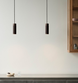 Thorup Copenhagen Patrone pendel, bruneret messing, 200 mm