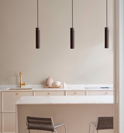 Thorup Copenhagen Patrone pendel, bruneret messing, 300 mm