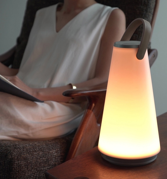 Uma Sound Lanterne, sølv/hvid