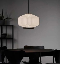 Shibui pendel large, hvid/sort