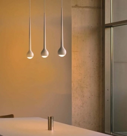 Falling pendel, hvid