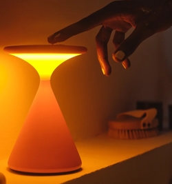 Salt batterilampe, blood orange