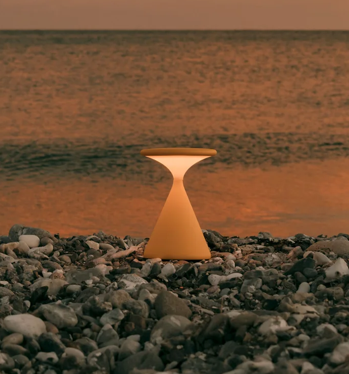 Salt batterilampe, sun orange