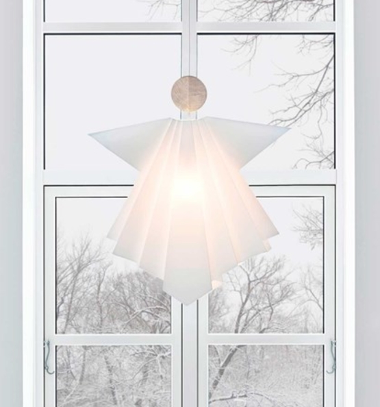 Angel Uriel XL, hvid/lys eg