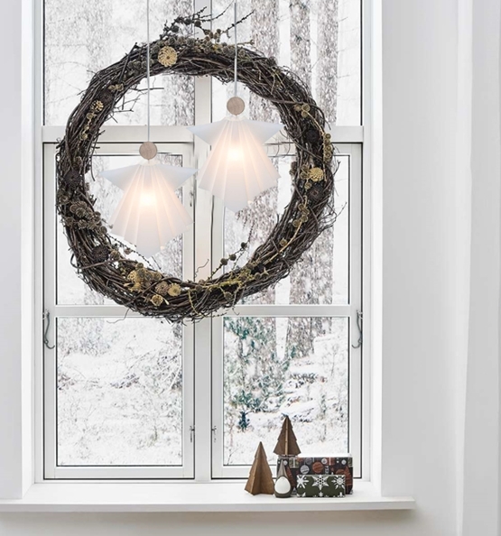 Angel Uriel X-small, hvid/lys eg