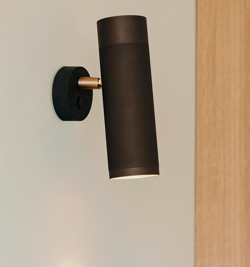 Thorup Copenhagen Patrone væglampe, bruneret messing, 200 mm