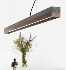 C1 pendel mørkegrå/cortenstål