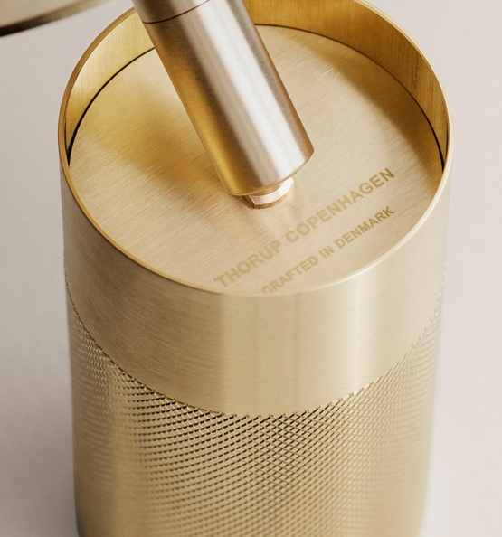 Thorup Copenhagen Patrone loftskinne spot, solid messing, 120 mm