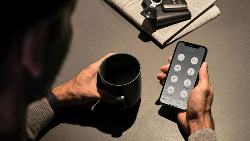 Styr Occhio med app