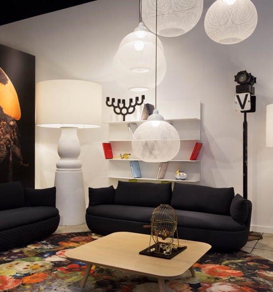 Farooo Gulvlampe Medium, Hvid - Moooi