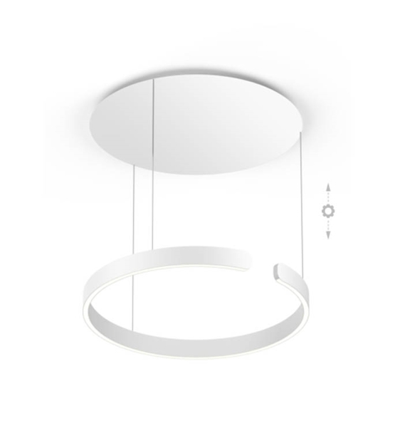 Occhio Mito Sospeso 60 move pendel, smal, air, mat hvid