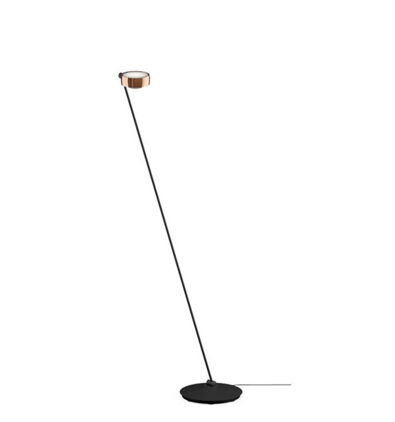 Occhio Sento Lettura 125 Gulvlampe, E, Højre, Rosegoldsort