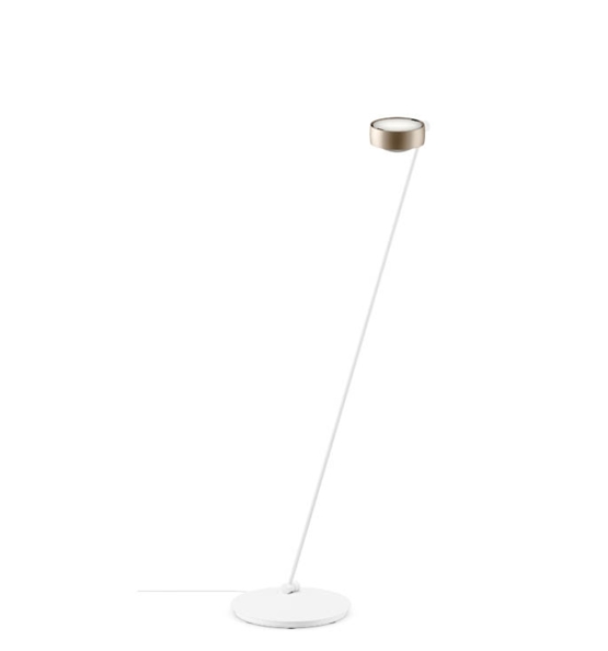 Occhio Sento Lettura 125 Gulvlampe, E, Venstre, Mat Guldhvid
