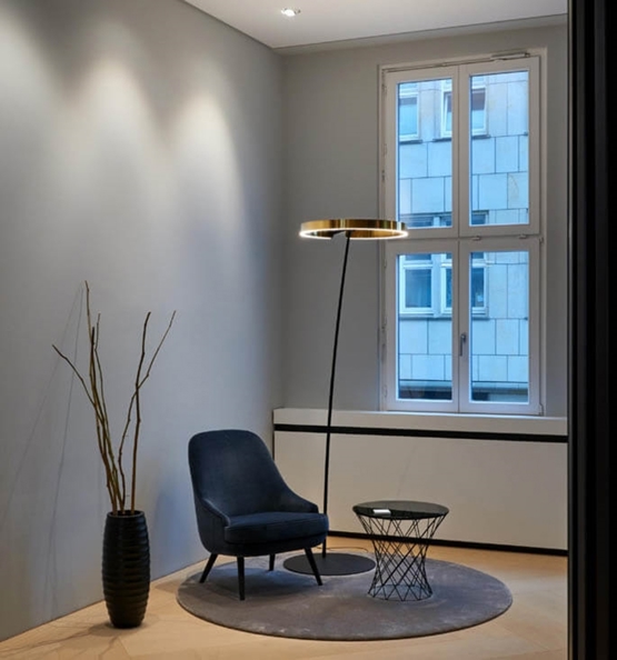Occhio Mito Raggio Gulvlampe, Air, Bronze