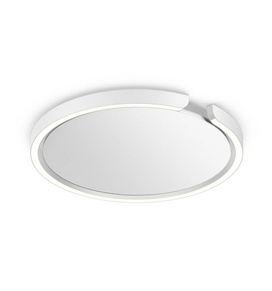 Occhio Mito soffitto 40 bred væg- og loftlampe m/air, mat hvid