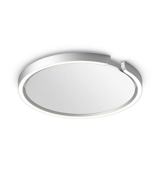 Occhio Mito soffitto 40 smal væg- og loftlampe, mat sølv