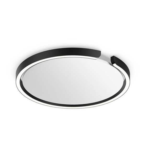 Occhio Mito soffitto 40 bred væg- og loftlampe, mat sort