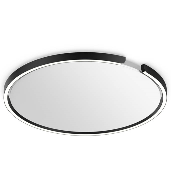 Occhio Mito soffitto 60 smal væg- og loftlampe m/air, mat sort
