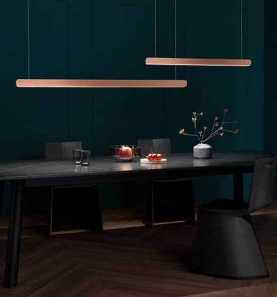 Occhio Mito Volo 100 pendel, variabel, rosegold m/hvid