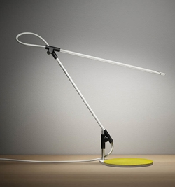 Superlight bordlampe, hvid