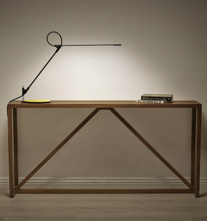 Superlight bordlampe, sort