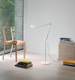 John gulvlampe, hvid